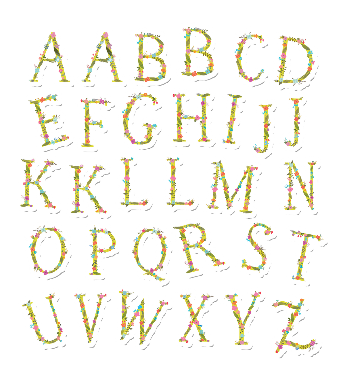 Flower Letters