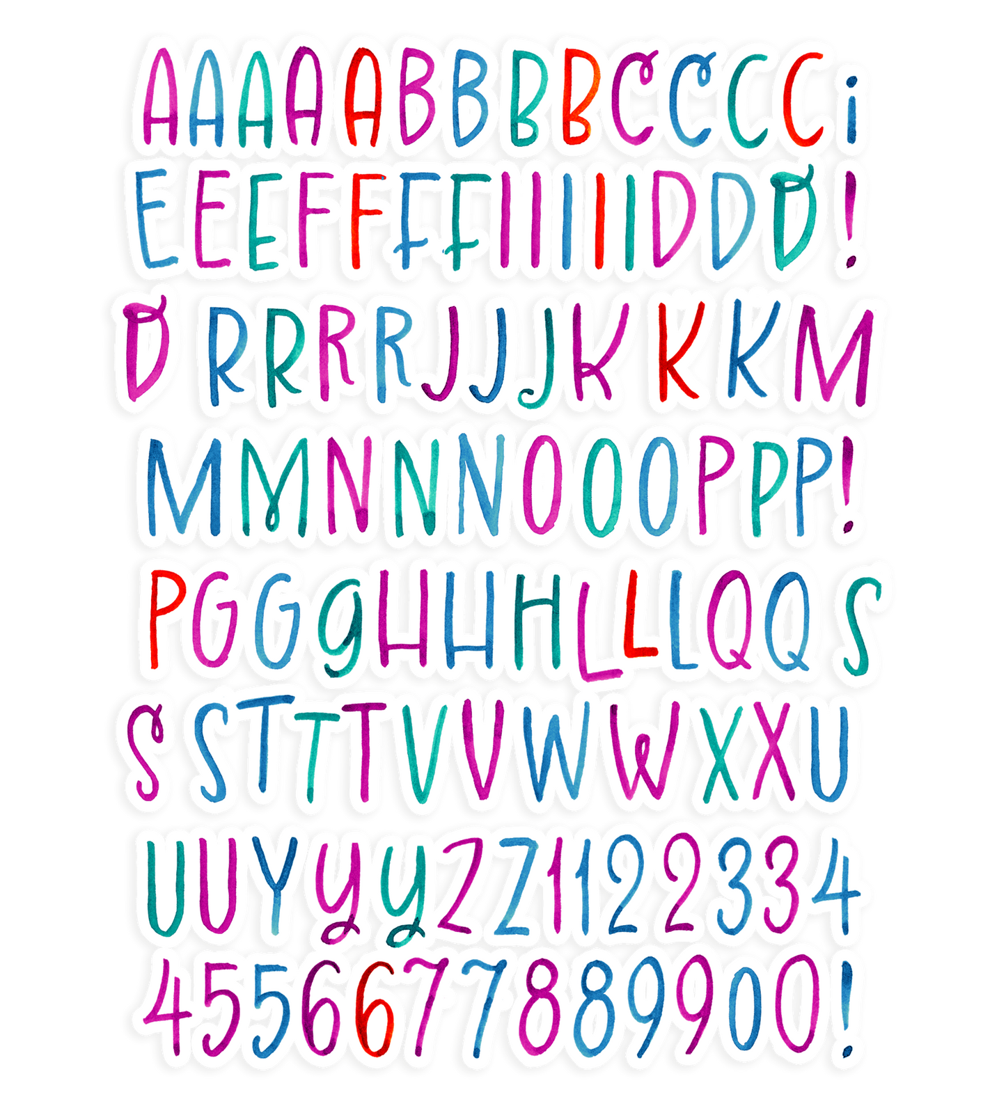 Rainbow Type