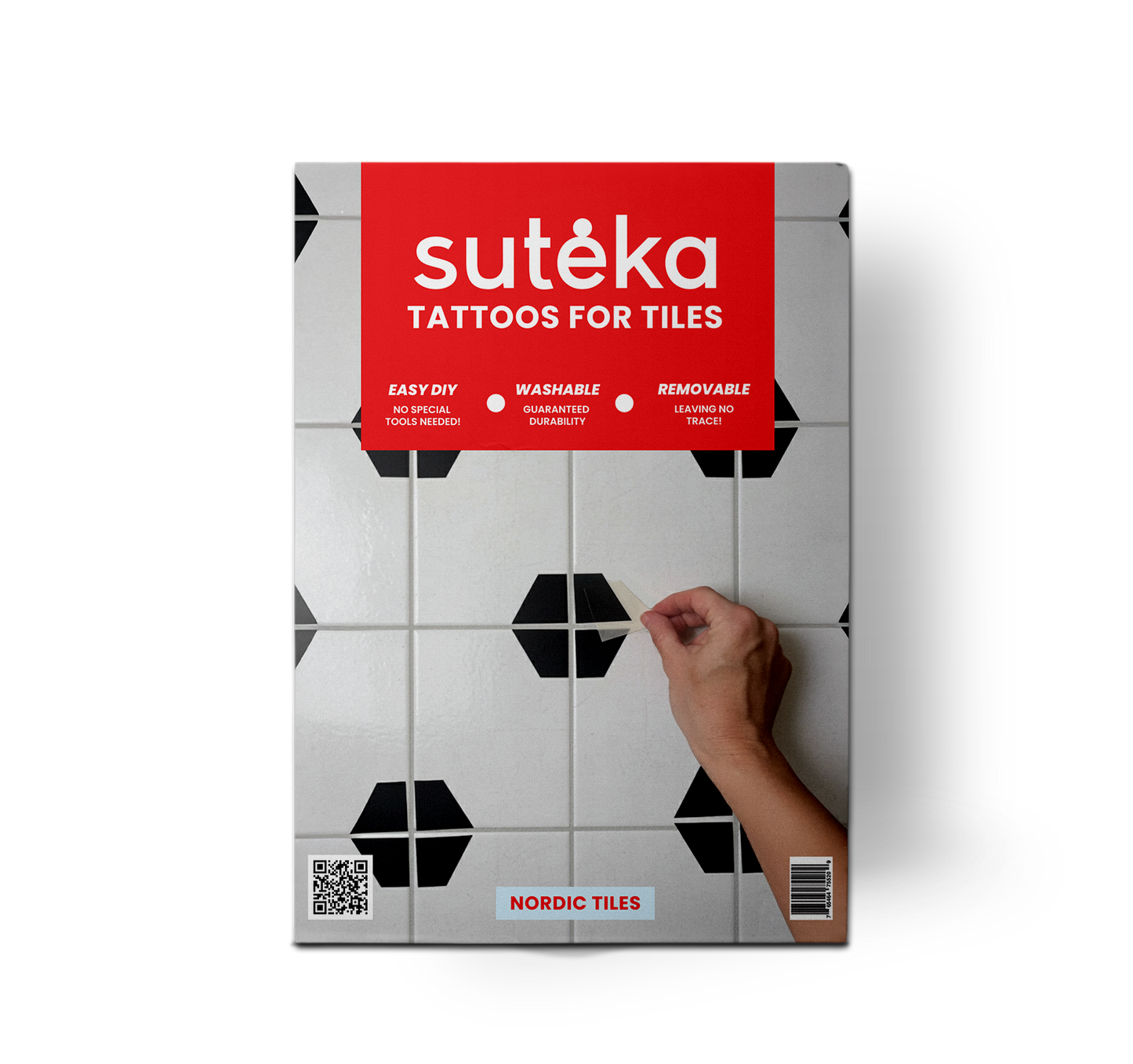 Nordic Tiles Black - Packed