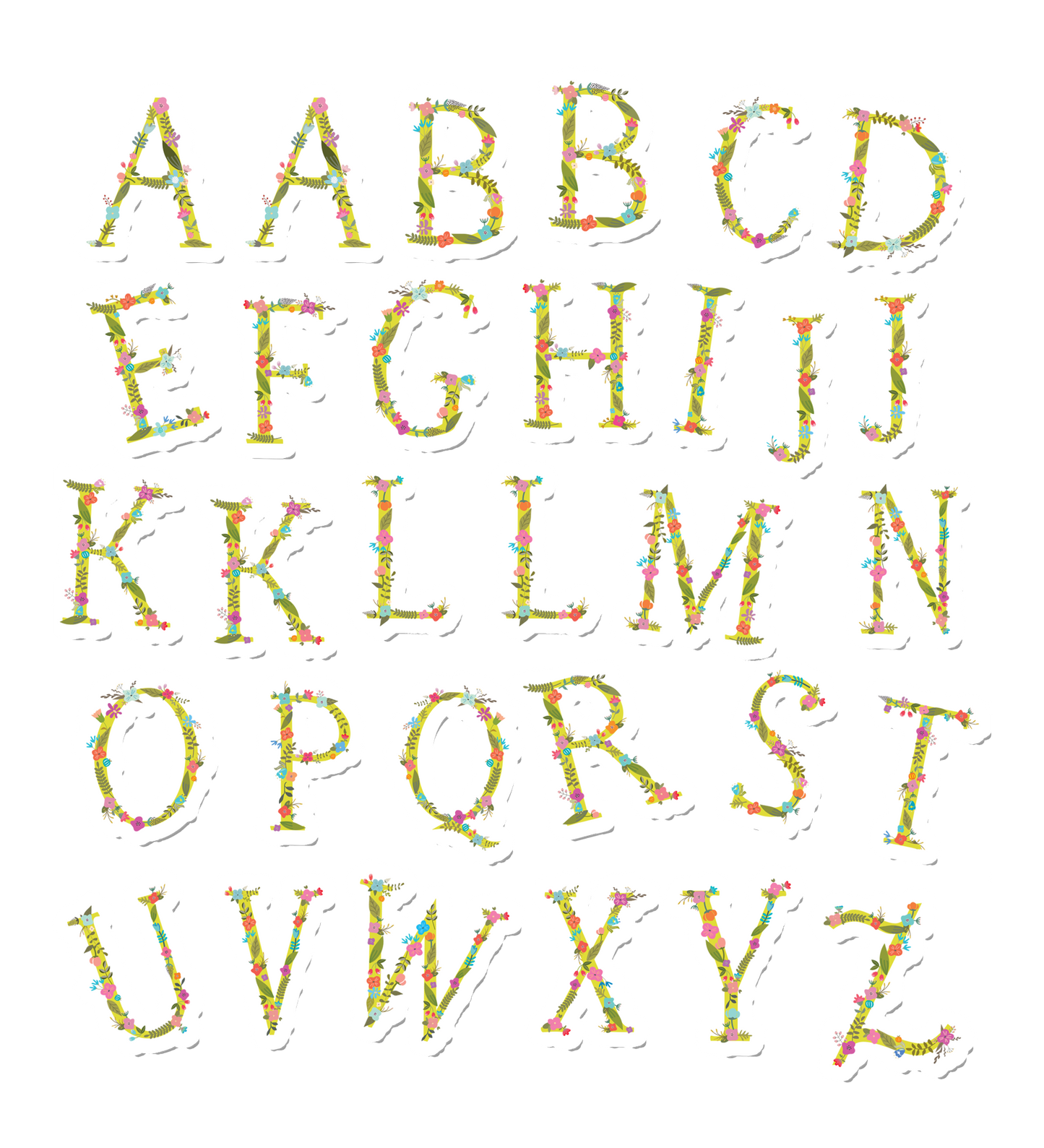 Flower Letters