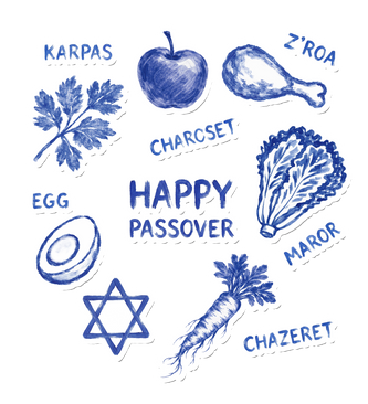 Seder Plate Ink
