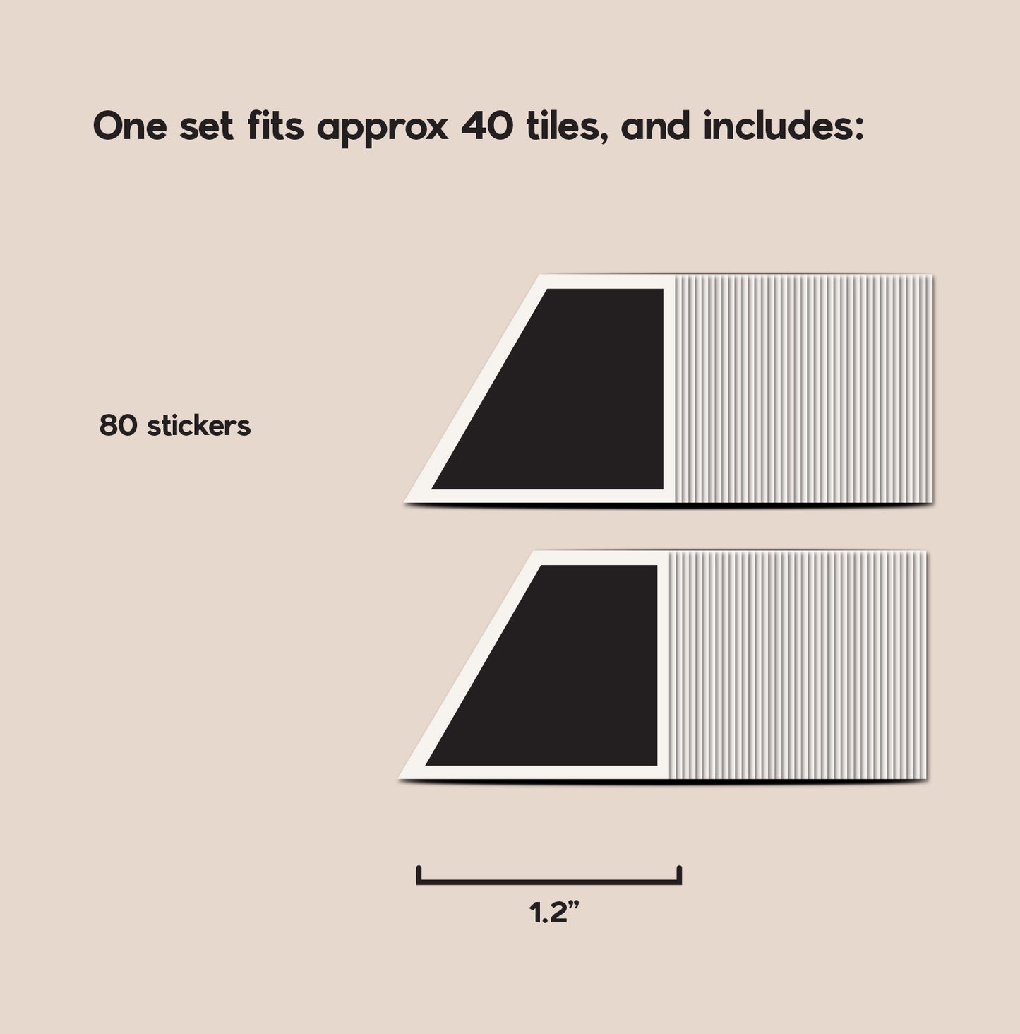 Black Nordic Tile image 3