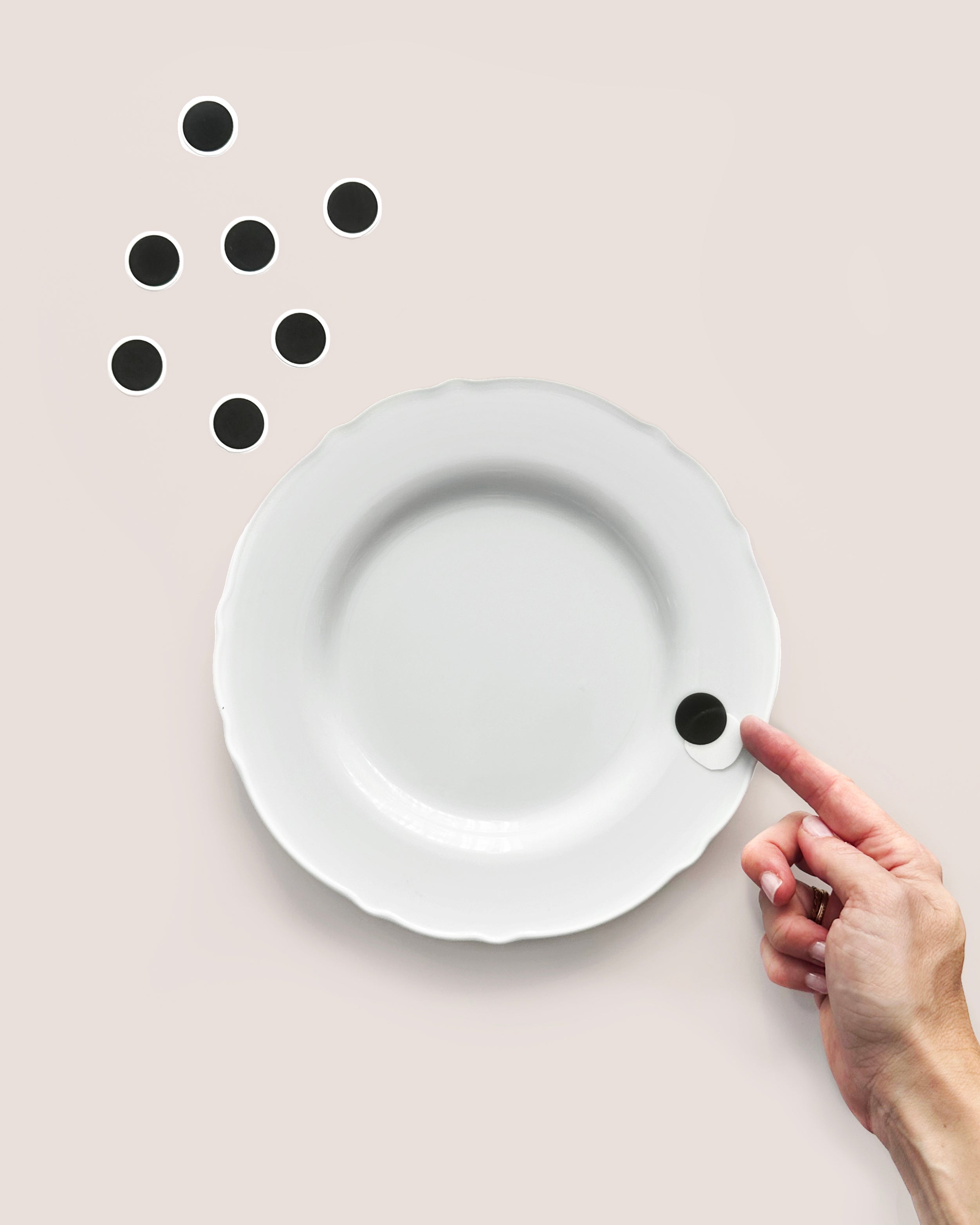 Black Polka Dots image 0