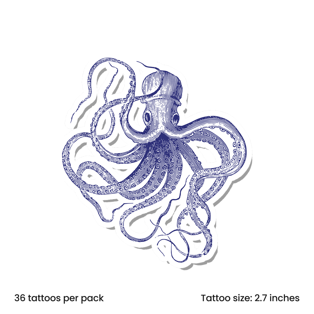 VIntage Ink Octopus