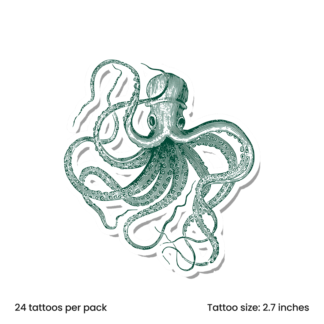 VIntage Ink Octopus