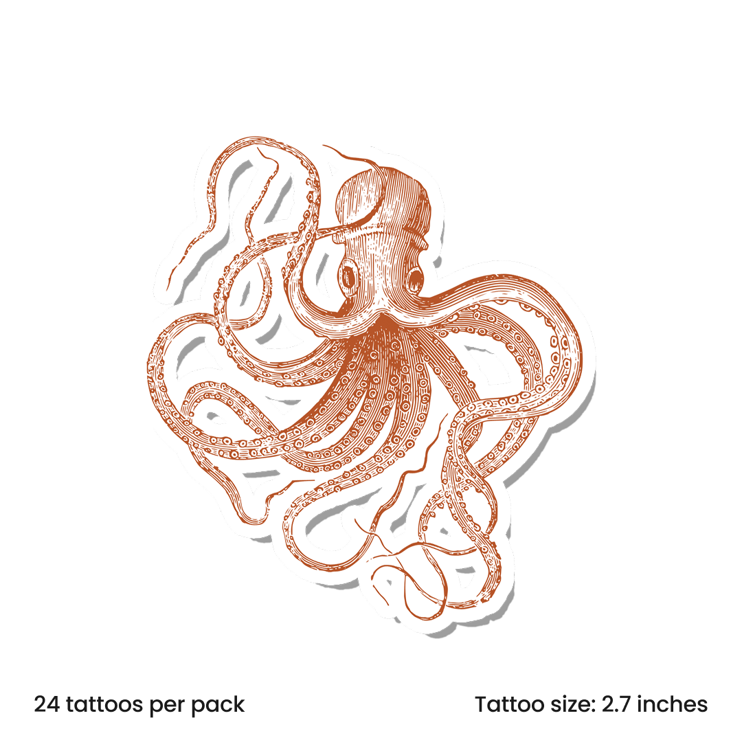 VIntage Ink Octopus