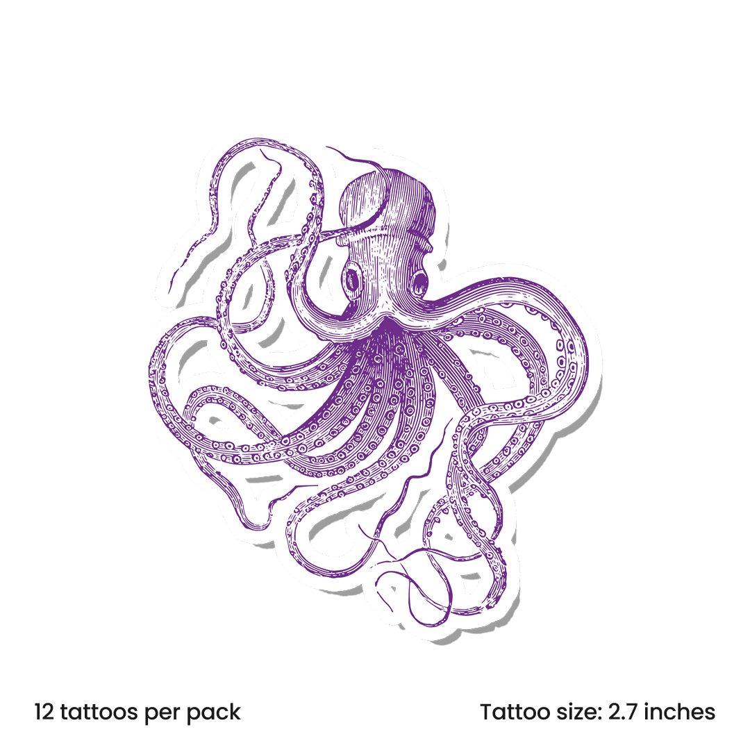 VIntage Ink Octopus