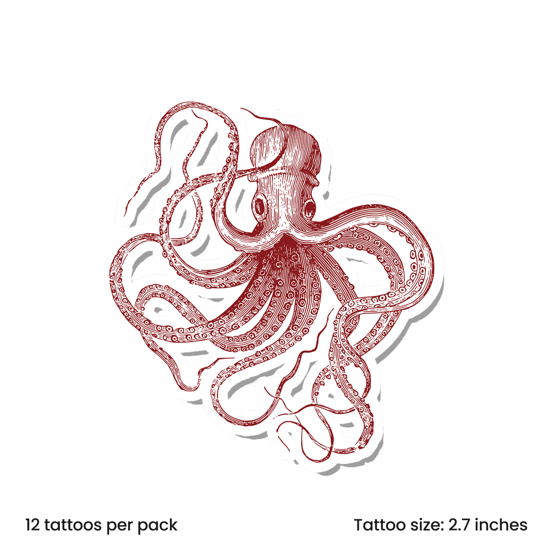 VIntage Ink Octopus