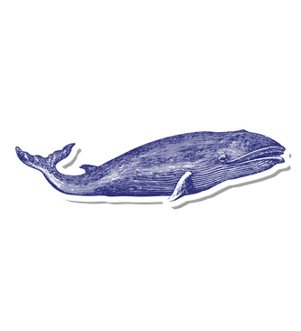 Vintage Ink Whale