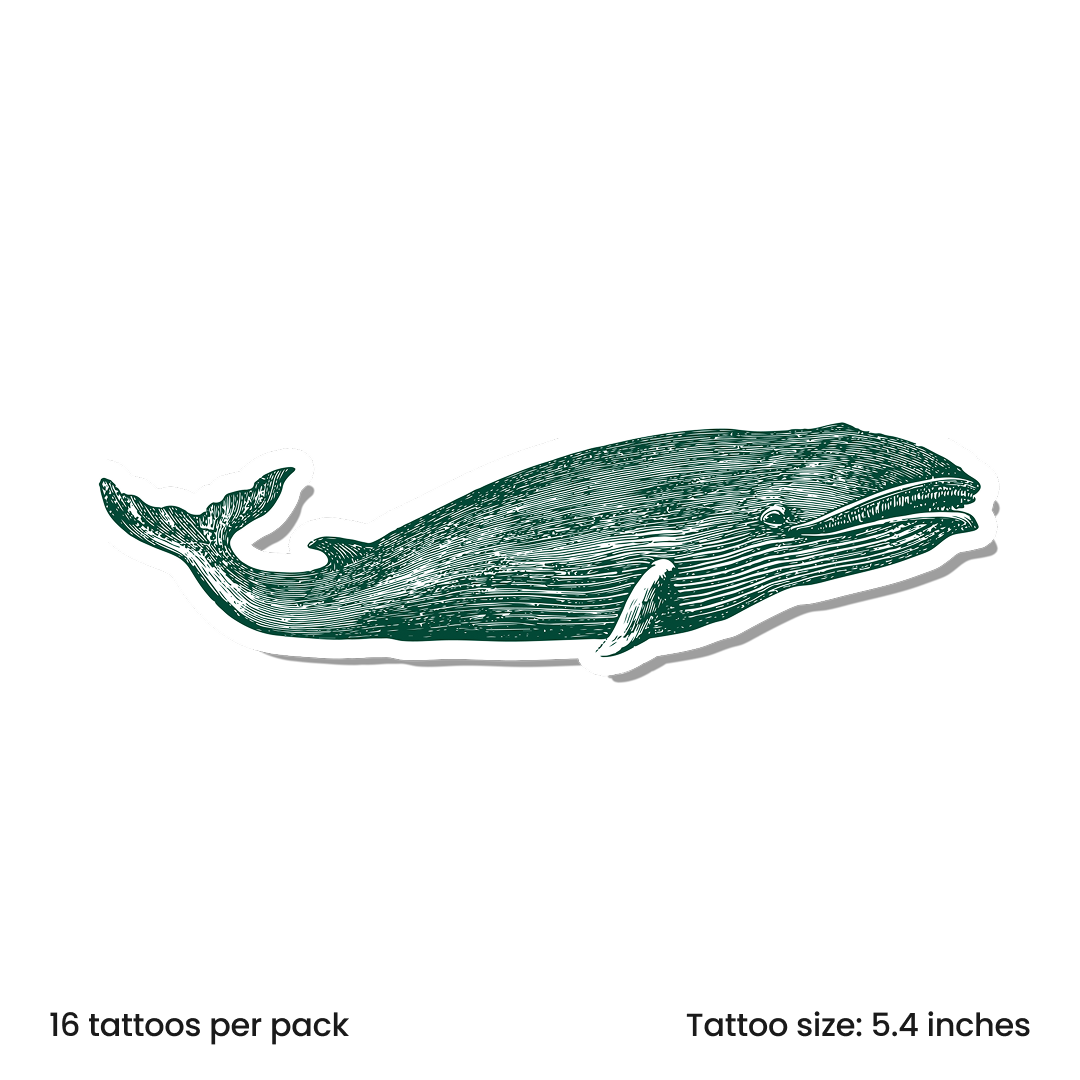 Vintage Ink Whale