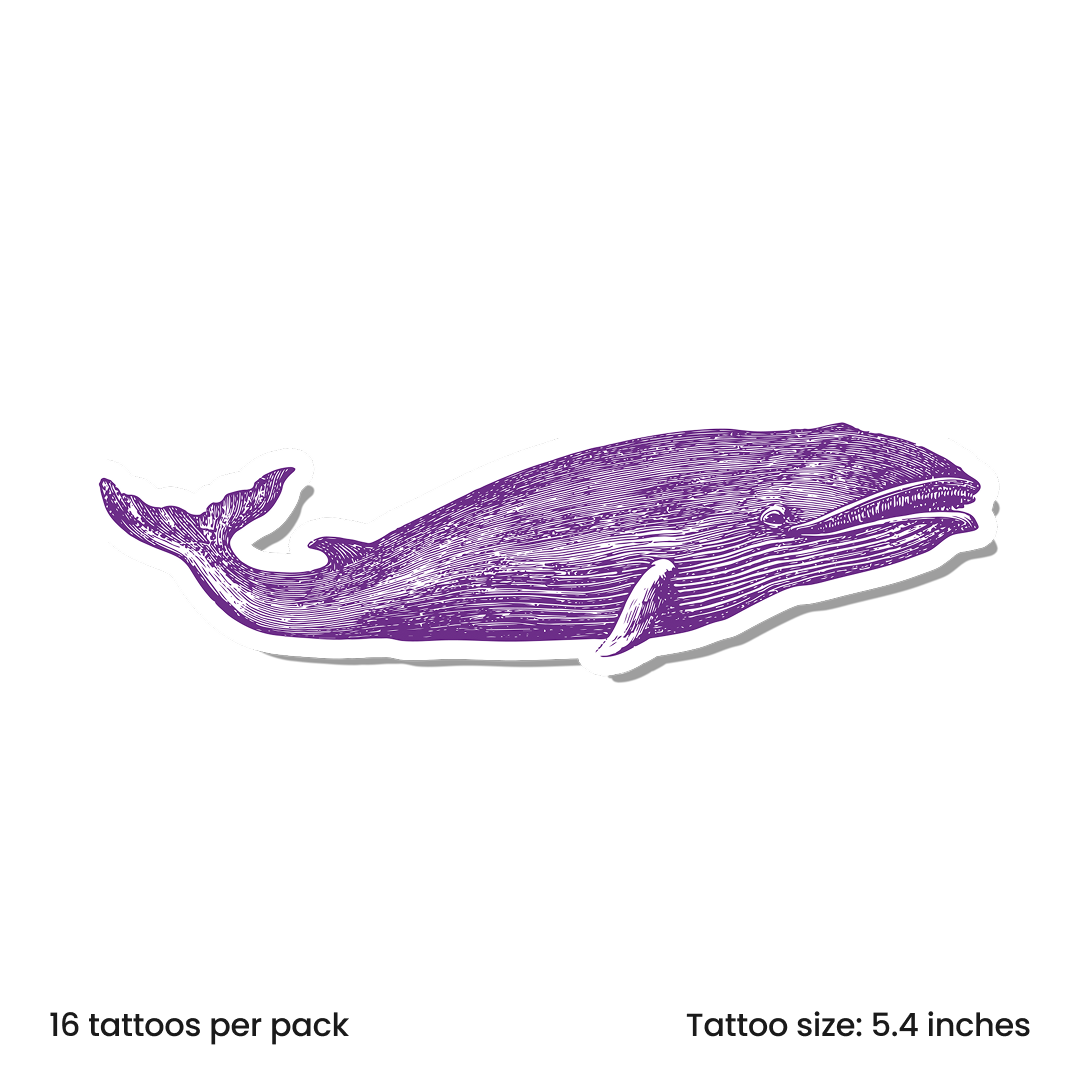 Vintage Ink Whale